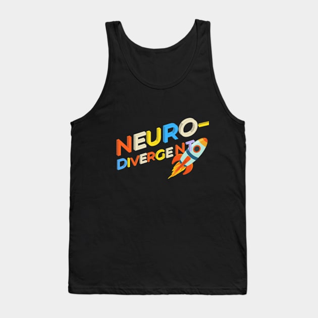 Neurodivergent Tank Top by narcissisticsupply